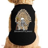 Game of Bones Halloween Is Coming  Doggie Tank thumb 0