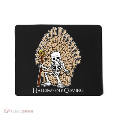 Game of Bones Halloween Is Coming  Mousepad