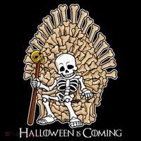 Game of Bones Halloween Is Coming  Ornament thumb 1