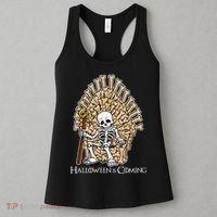 Game of Bones Halloween Is Coming  Women's Tank Top thumb 3