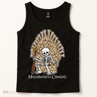 Game of Bones Halloween Is Coming  Tank Top thumb 2
