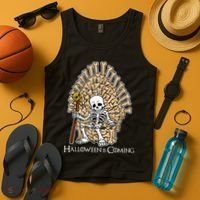 Game of Bones Halloween Is Coming  Tank Top thumb 4