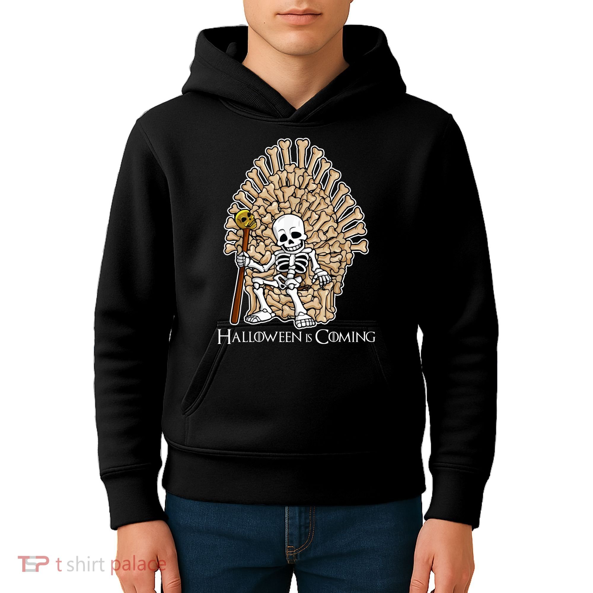 Game of Bones Halloween Is Coming  Kids Hoodie