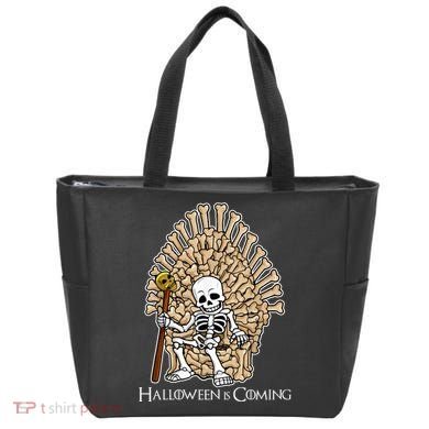 Game of Bones Halloween Is Coming  Tote Bag