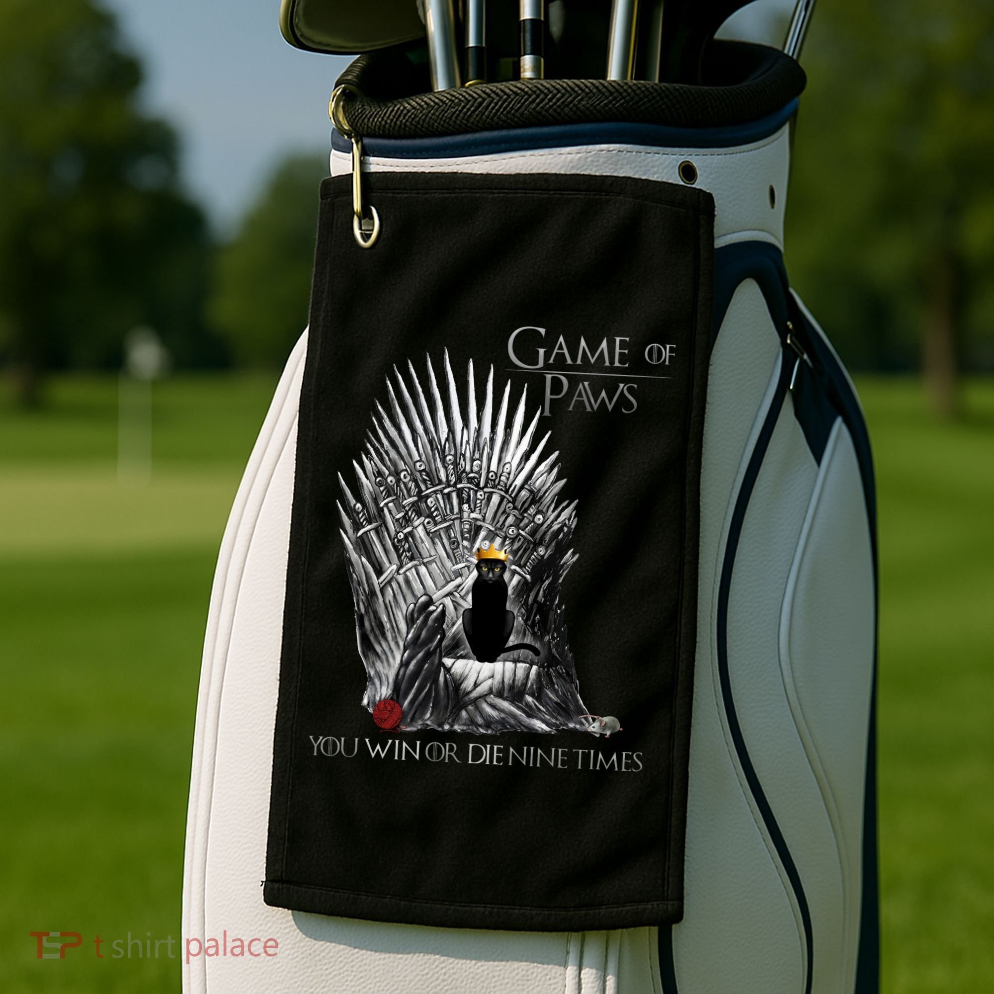 Game of Paws Golf Towel