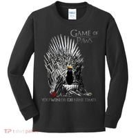 Game of Paws Kids Long Sleeve Shirt thumb 0