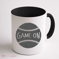 Game On Baseball Coffee Mug thumb 1