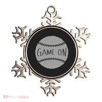 Game On Baseball Ornament thumb 0