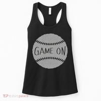 Game On Baseball Women's Tank Top thumb 0
