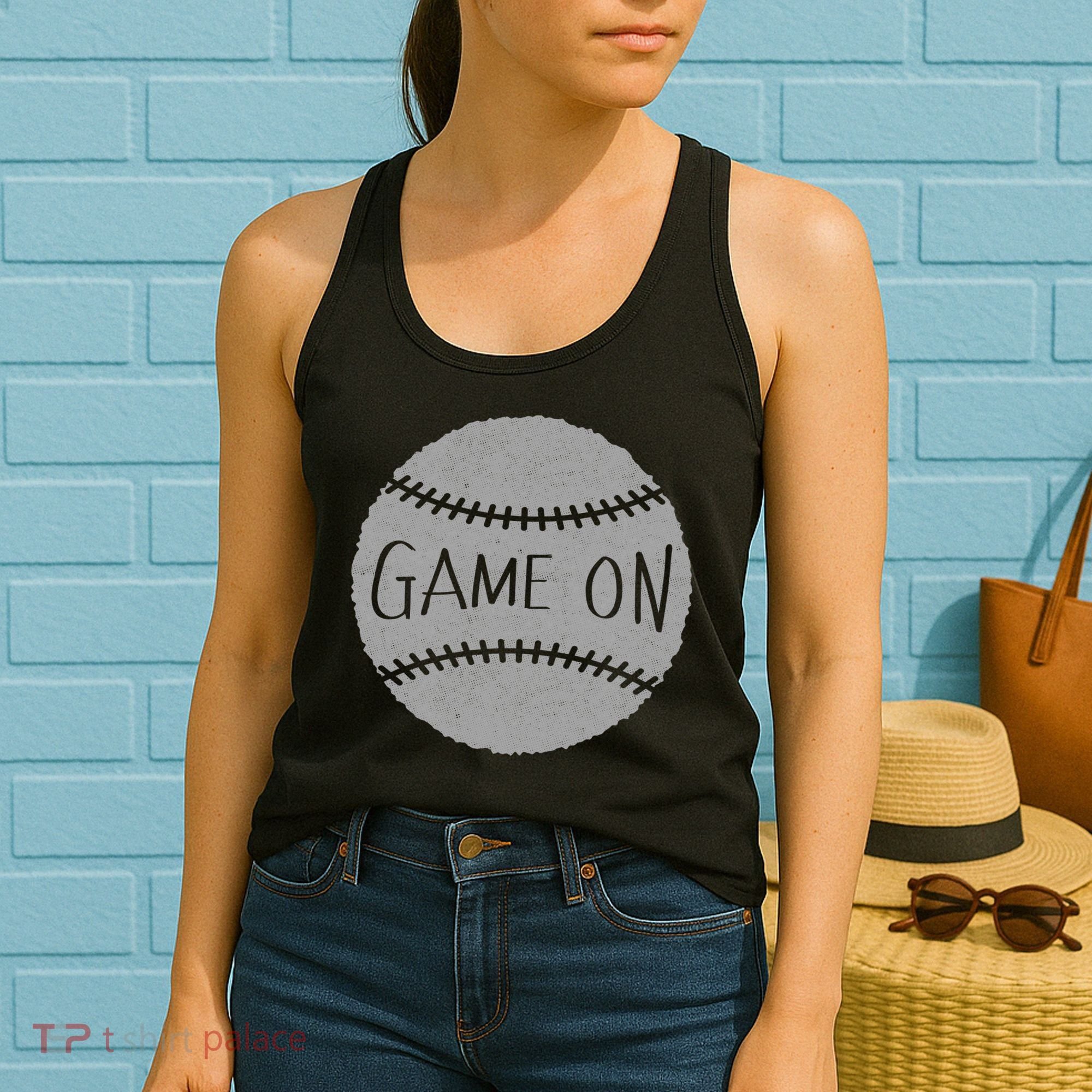 Game On Baseball Women's Tank Top