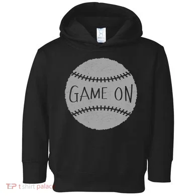Game On Baseball Toddler Hoodie