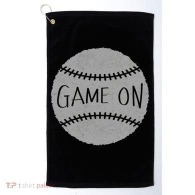 Game On Baseball Golf Towel