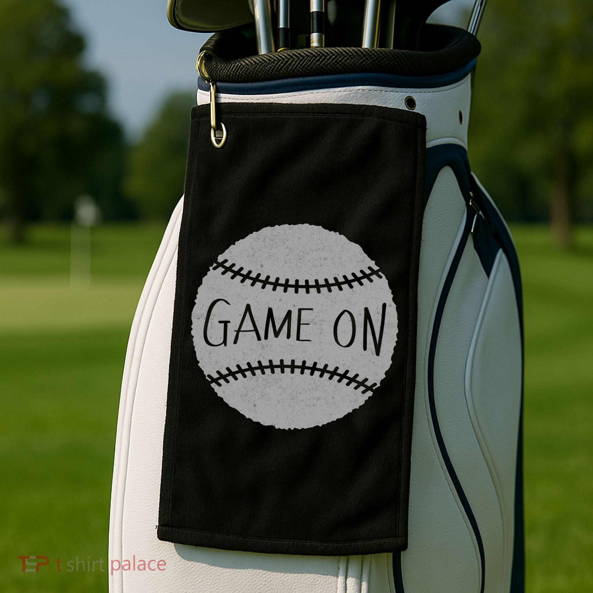 Game On Baseball Golf Towel