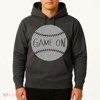 Game On Baseball Hoodie thumb 2