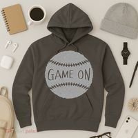 Game On Baseball Hoodie thumb 3