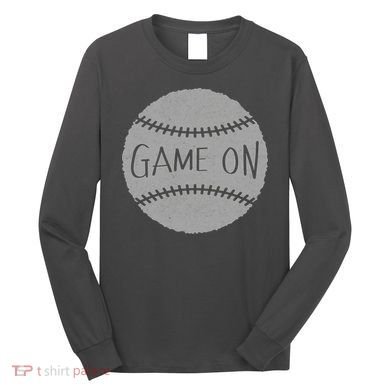 Game On Baseball Long Sleeve Shirt
