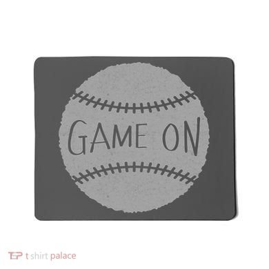 Game On Baseball Mousepad