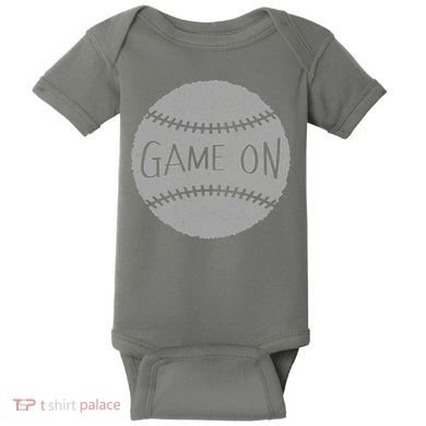 Game On Baseball Baby Bodysuit