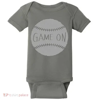 Game On Baseball Baby Bodysuit