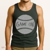 Game On Baseball Tank Top thumb 3