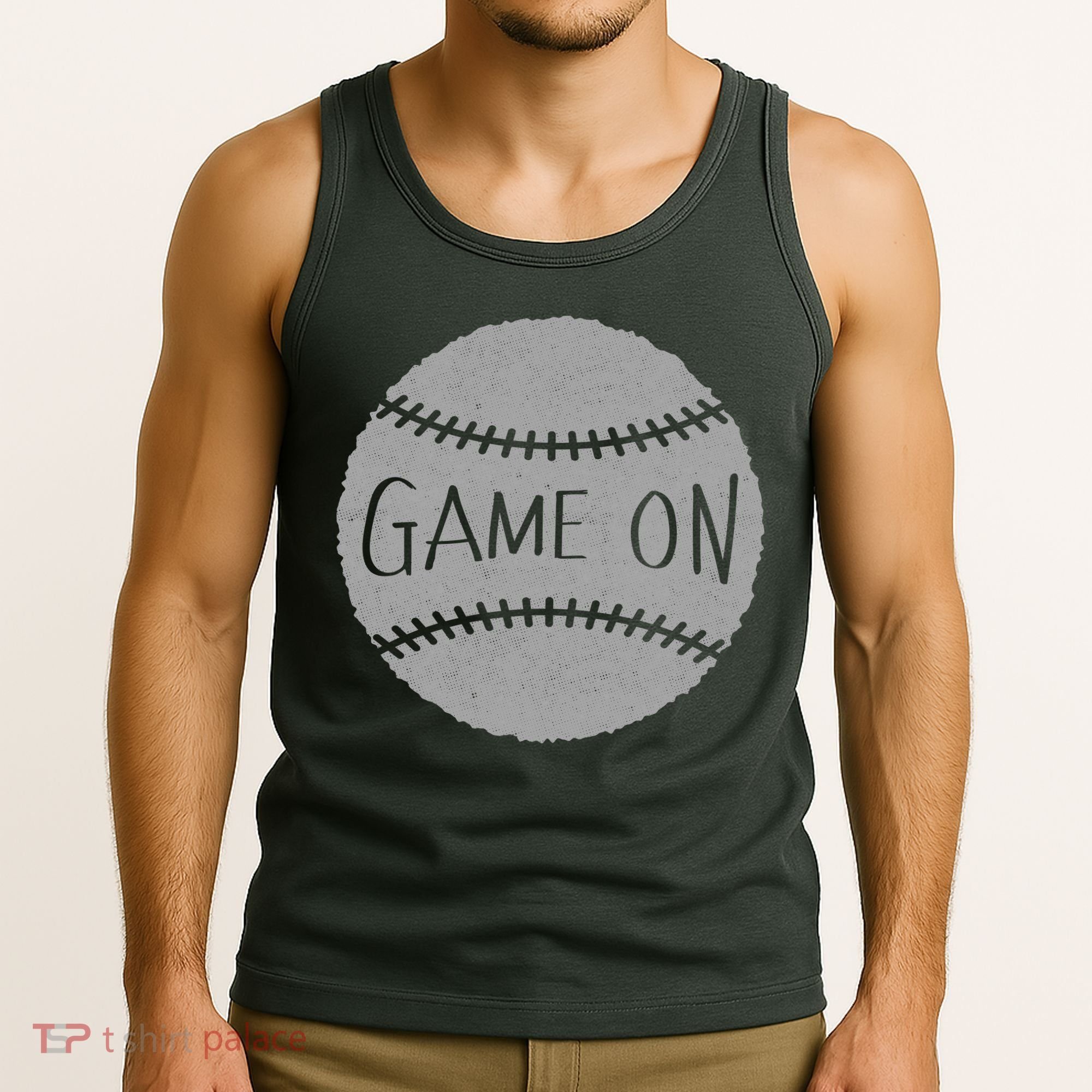 Game On Baseball Tank Top
