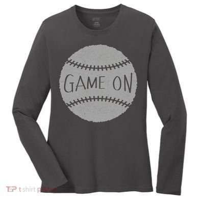 Game On Baseball Women's Long Sleeve Shirt