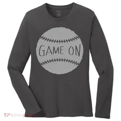 Game On Baseball Women's Long Sleeve Shirt