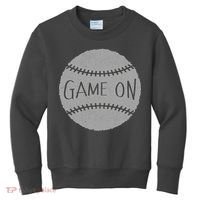 Game On Baseball Kids Sweatshirt thumb 0