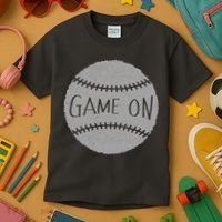 Game On Baseball Kids T-Shirt thumb 3