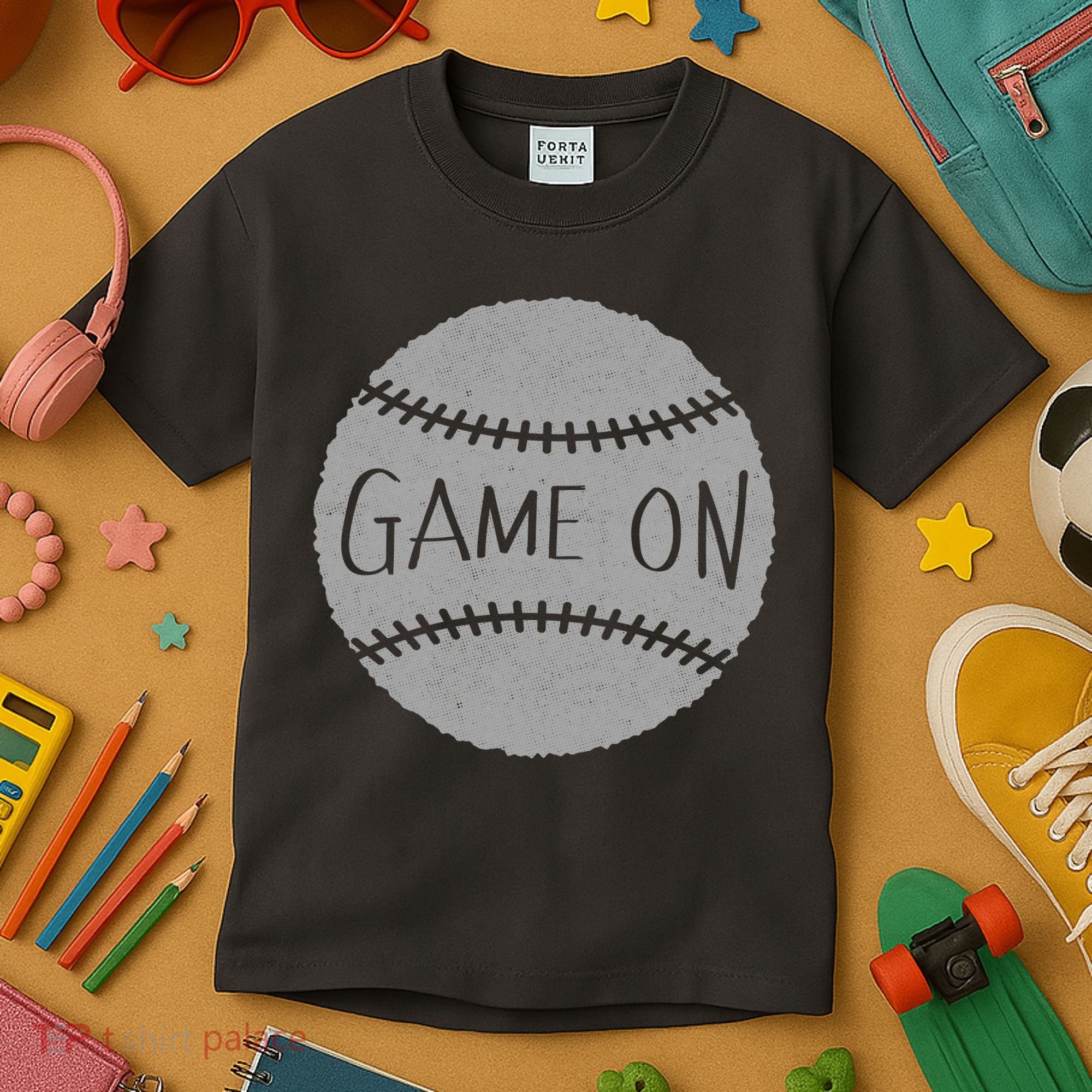 Game On Baseball Kids T-Shirt