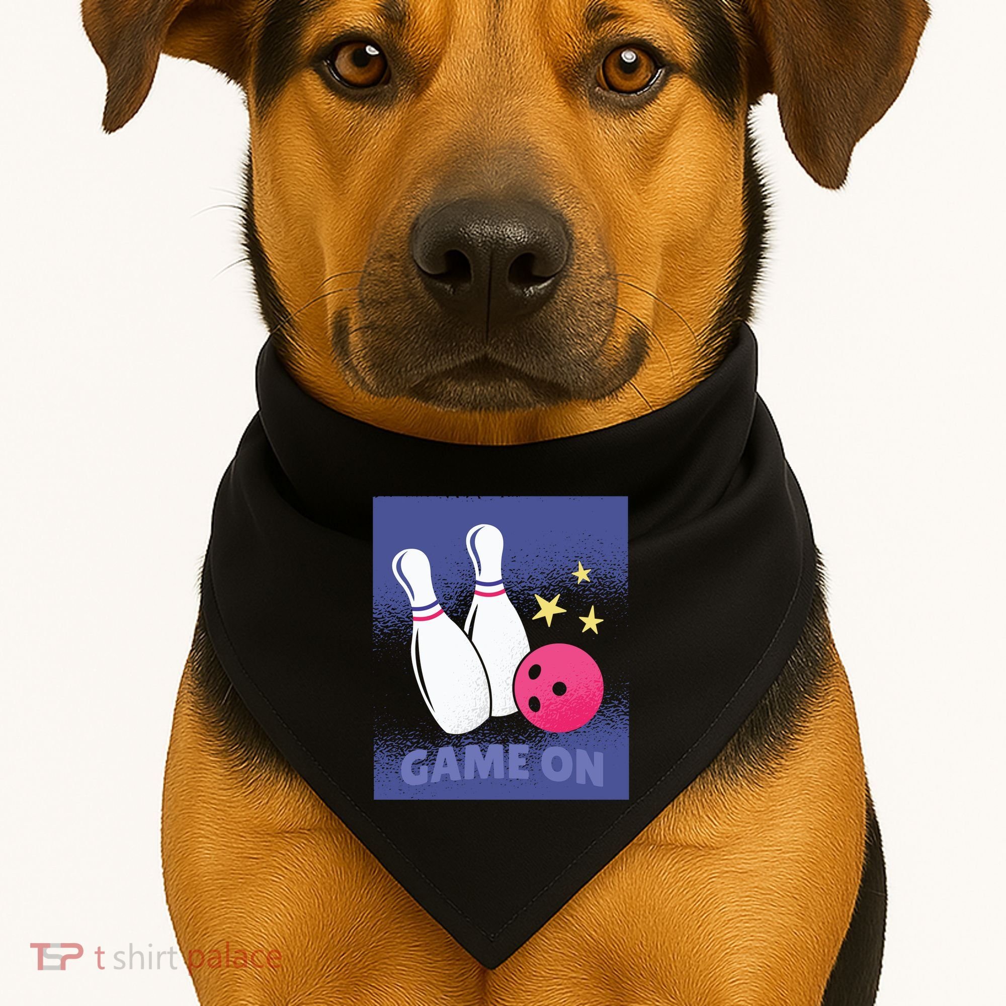 Game On Bowling USA-Made Doggie Bandana