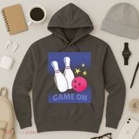 Game On Bowling Hoodie thumb 3