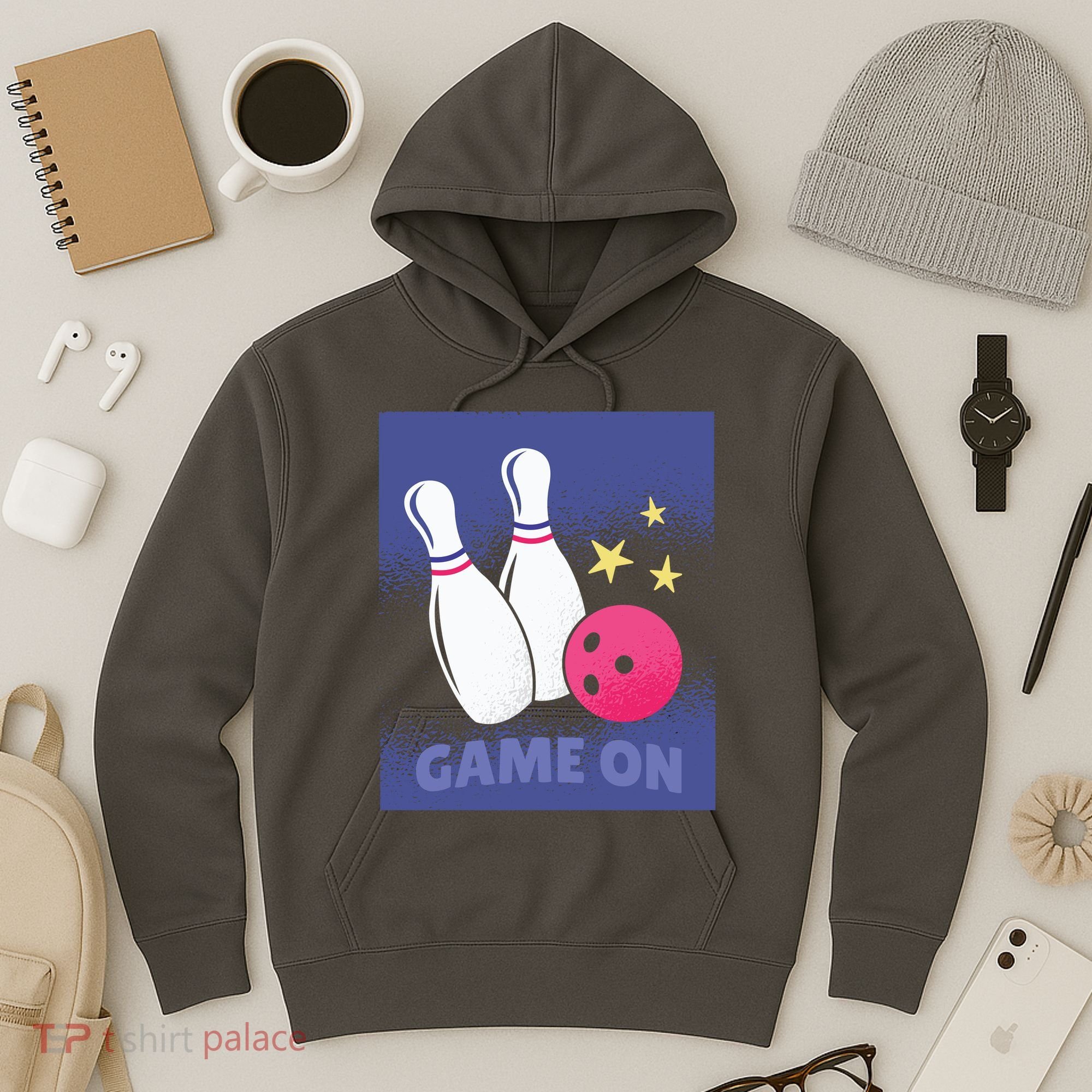 Game On Bowling Hoodie