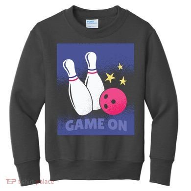 Game On Bowling Kids Sweatshirt