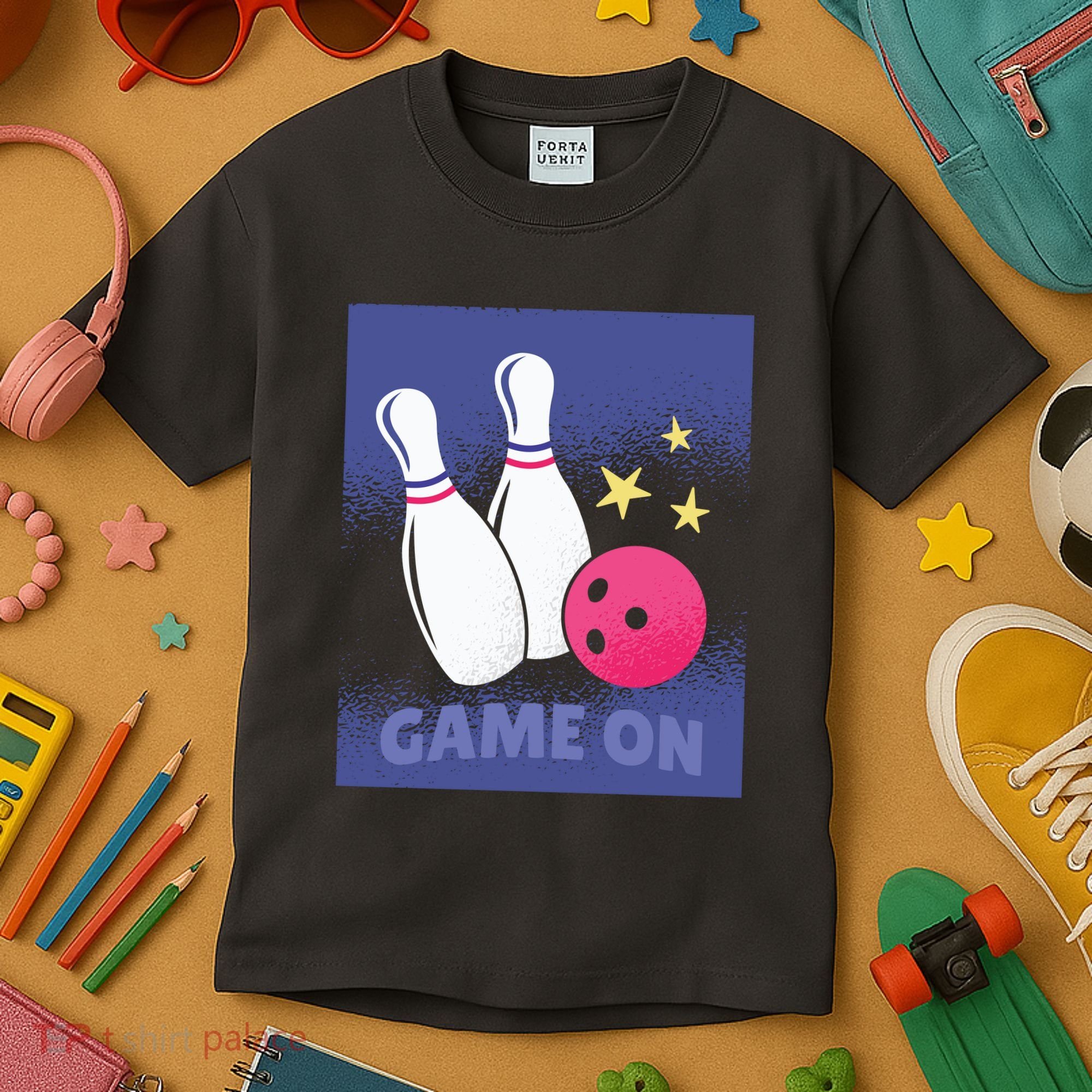 Game On Bowling Kids T-Shirt