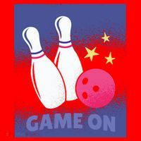Game On Bowling Santa Hat thumb 1
