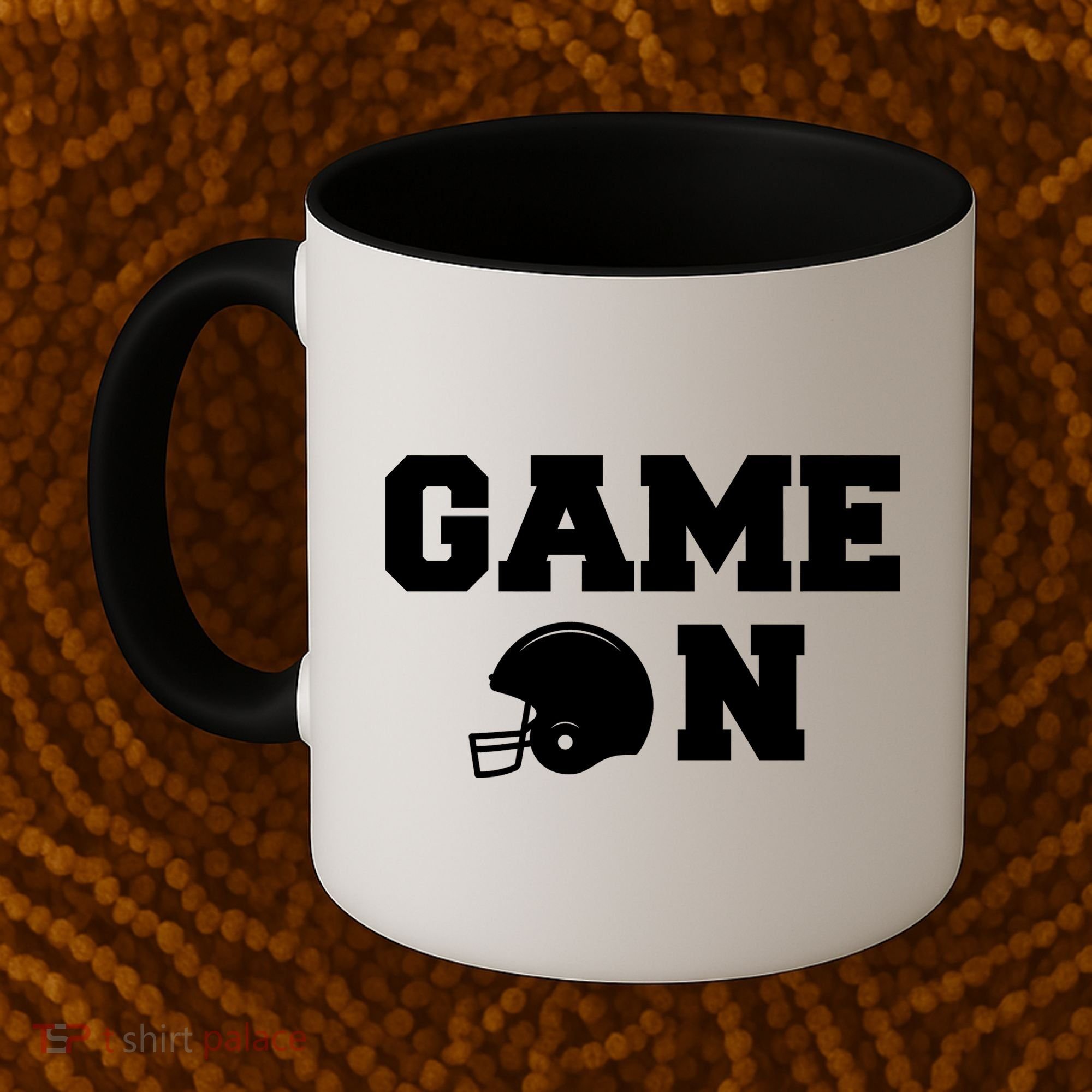 Game On Football Fan Helmet Coffee Mug