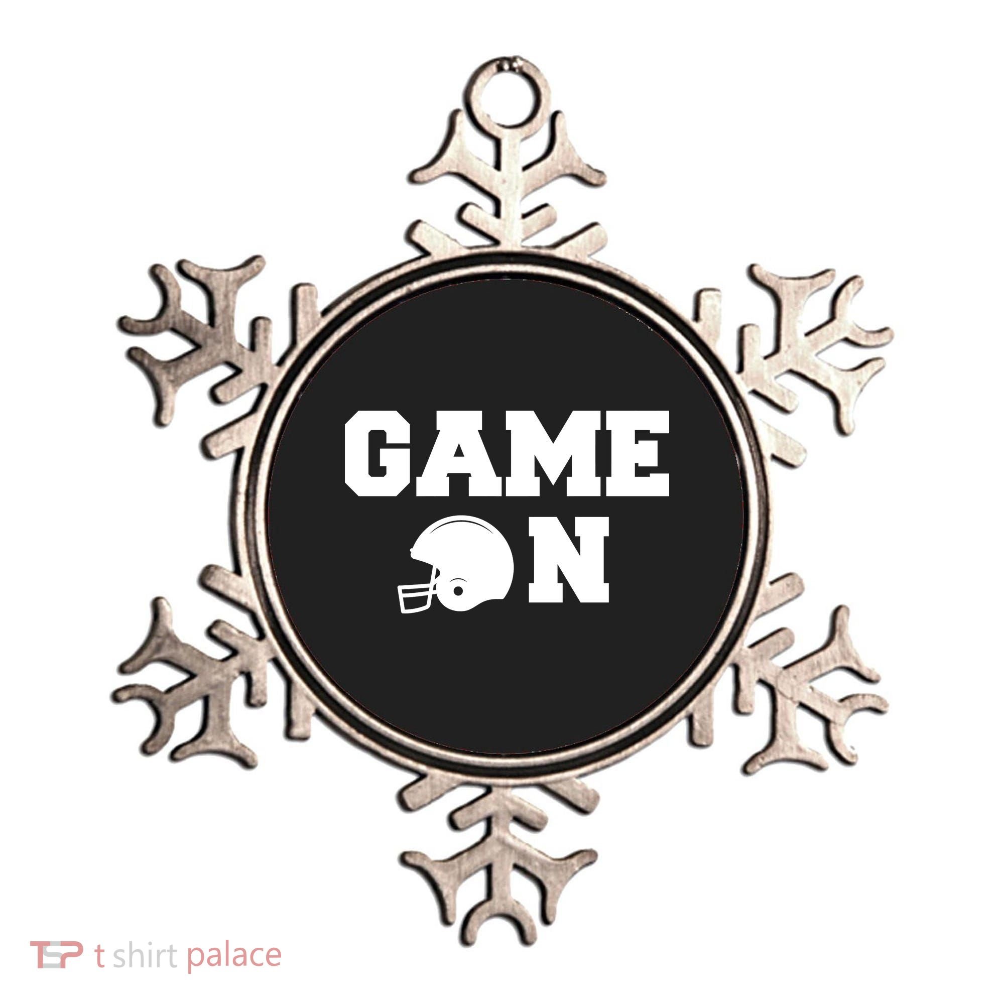 Game On Football Fan Helmet Ornament