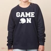 Game On Football Fan Helmet Women's Sweatshirt thumb 0