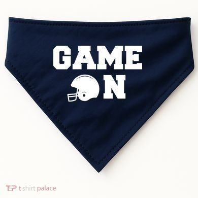 Game On Football Fan Helmet USA-Made Doggie Bandana