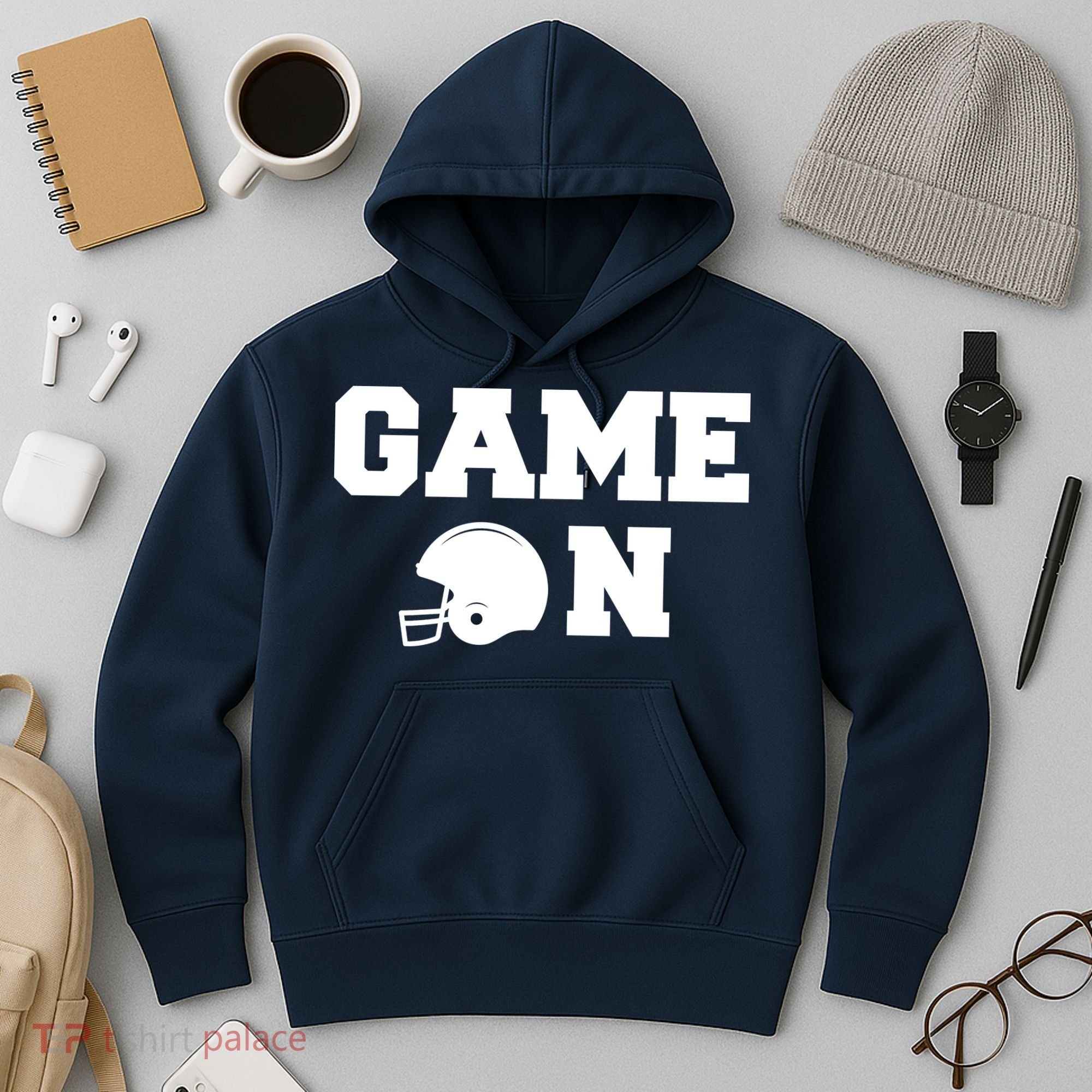 Game On Football Fan Helmet Hoodie