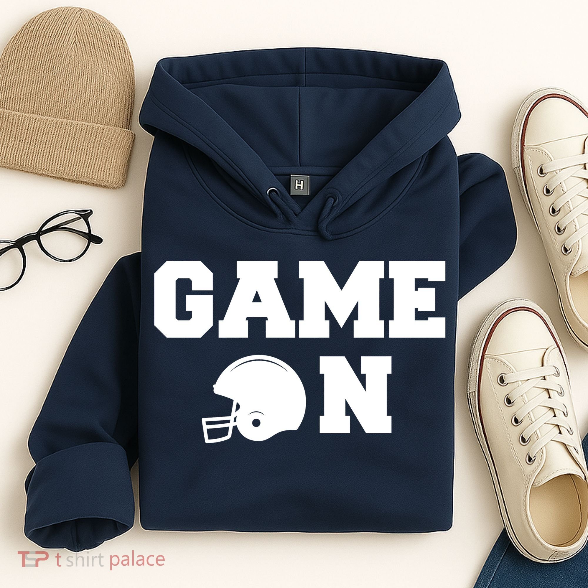 Game On Football Fan Helmet Hoodie