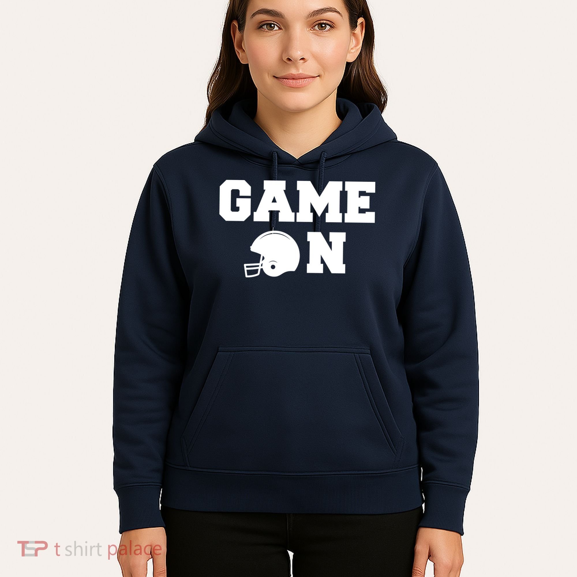 Game On Football Fan Helmet Hoodie