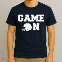 Game On Football Fan Helmet T-Shirt thumb 3