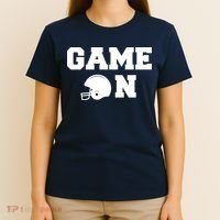 Game On Football Fan Helmet T-Shirt thumb 4