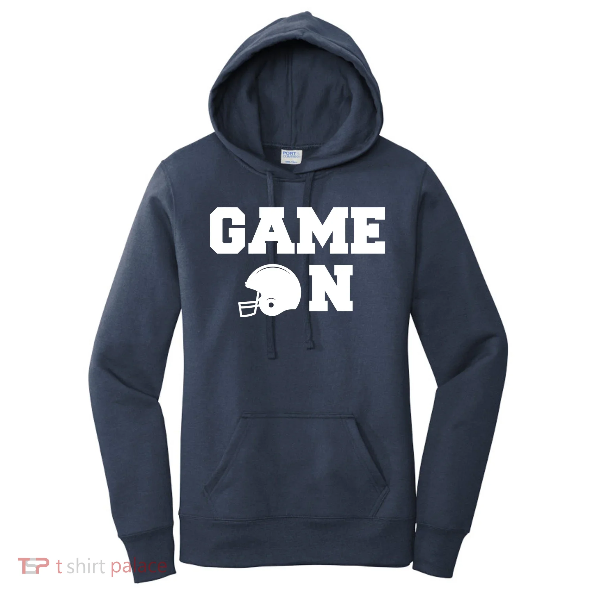 Game On Football Fan Helmet Women's Hoodie