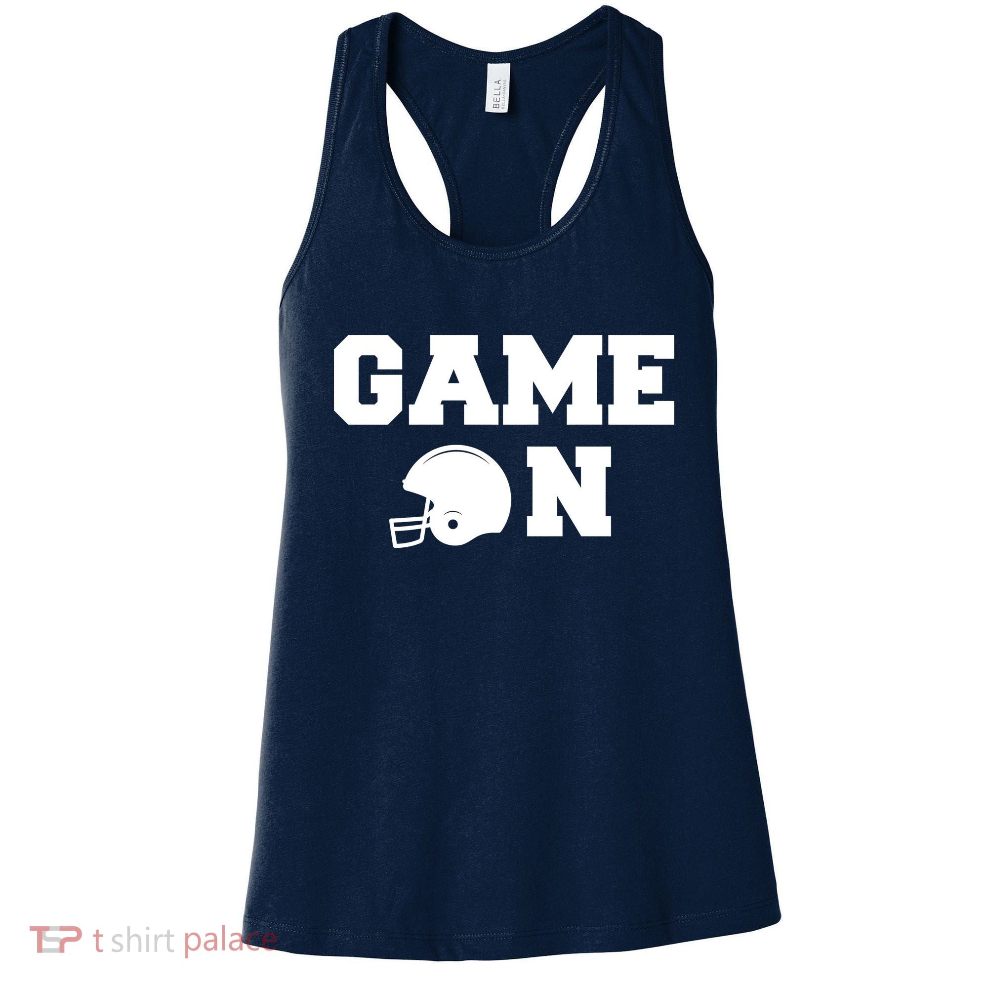 Game On Football Fan Helmet Women's Tank Top