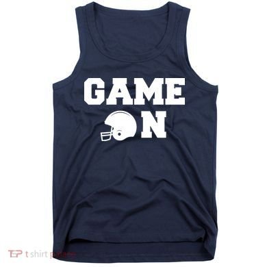 Game On Football Fan Helmet Tank Top