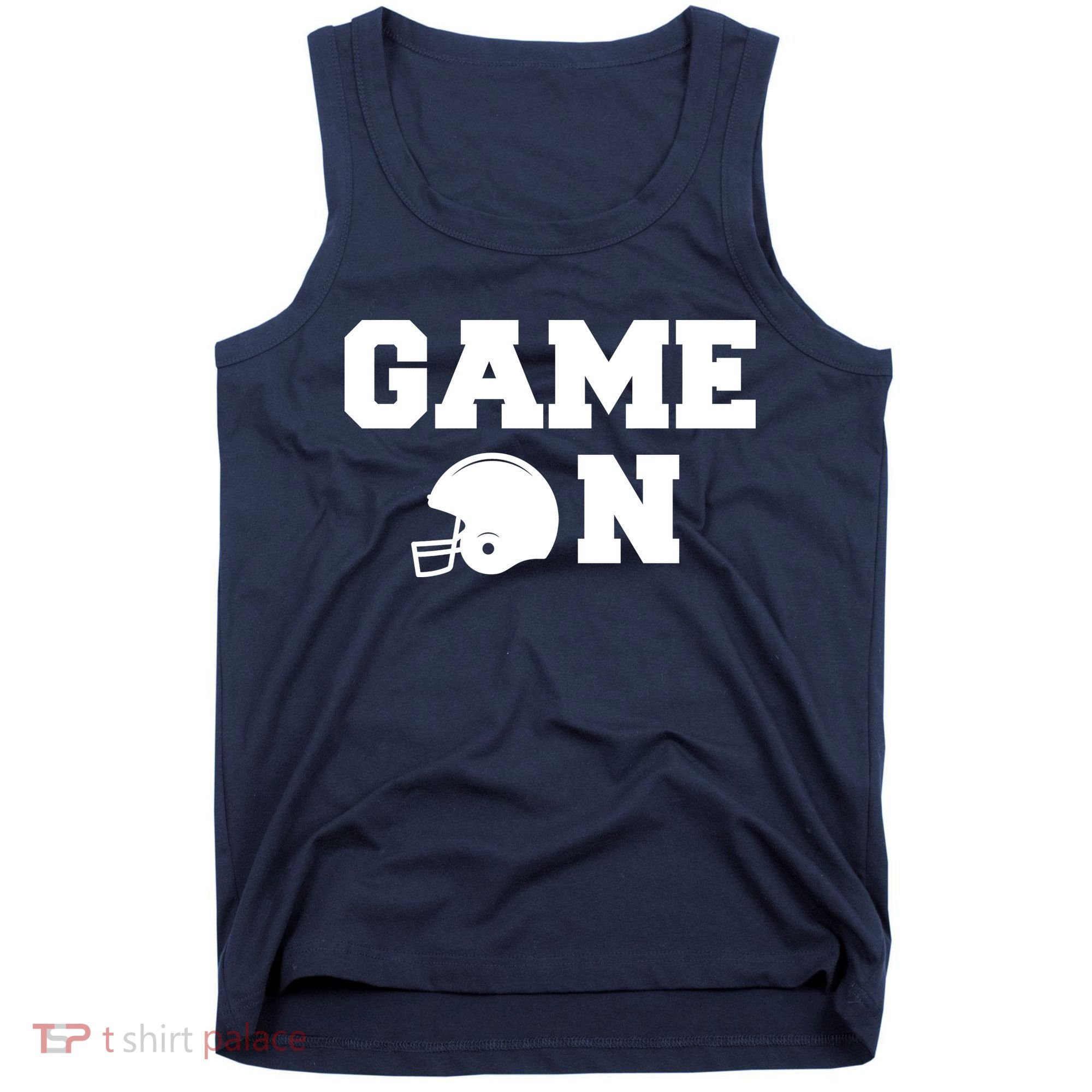 Game On Football Fan Helmet Tank Top