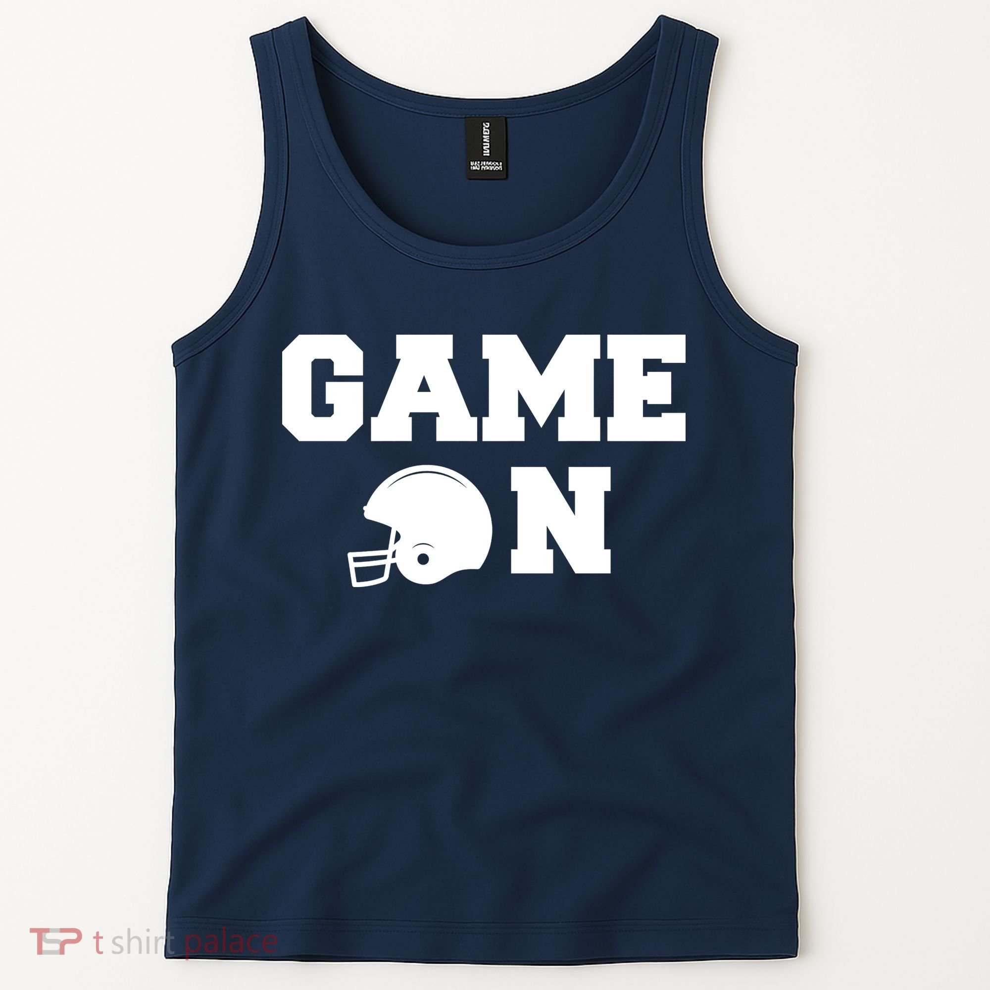 Game On Football Fan Helmet Tank Top